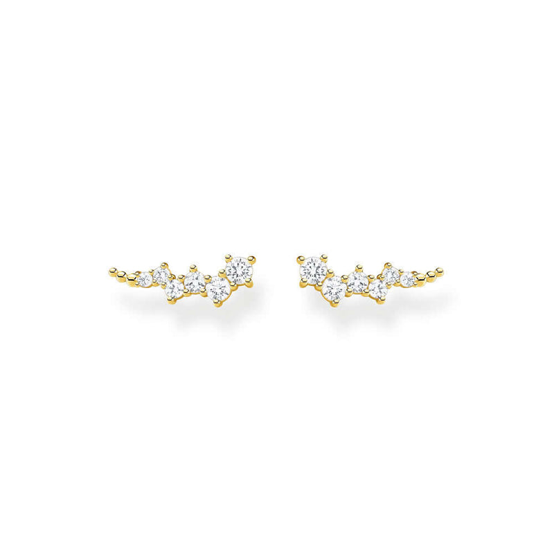 Thomas Sabo Ear Climber White Stones Gold korvakorut H2157-414-14