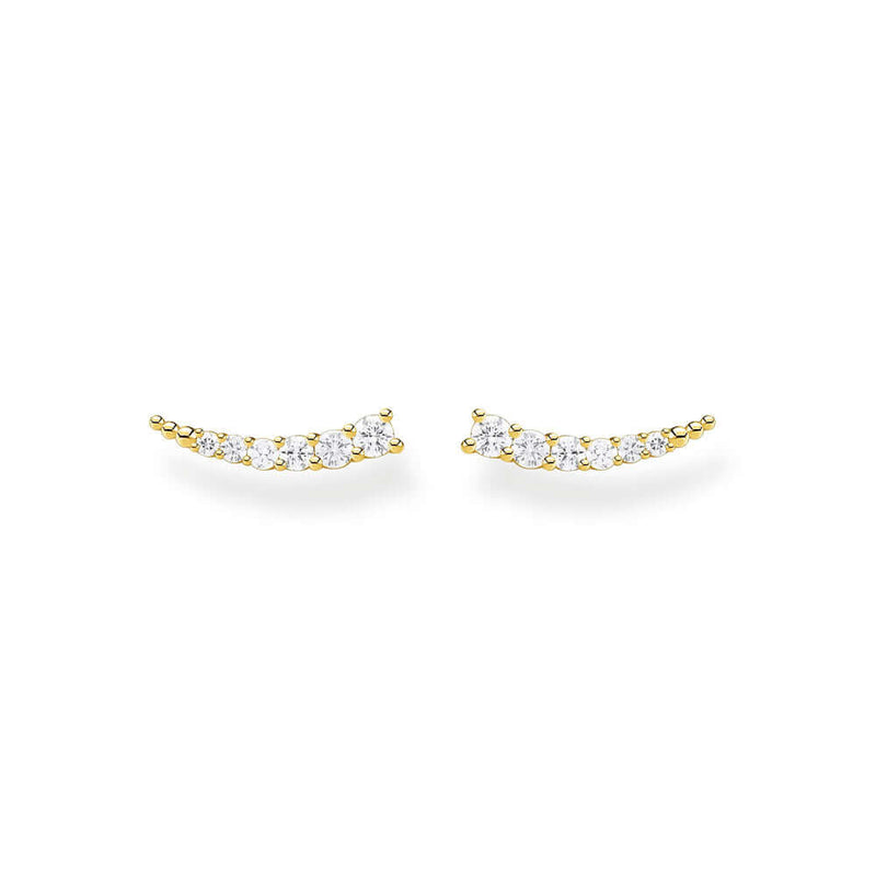 Thomas Sabo Ear Climber White Stones Gold korvakorut H2158-414-14