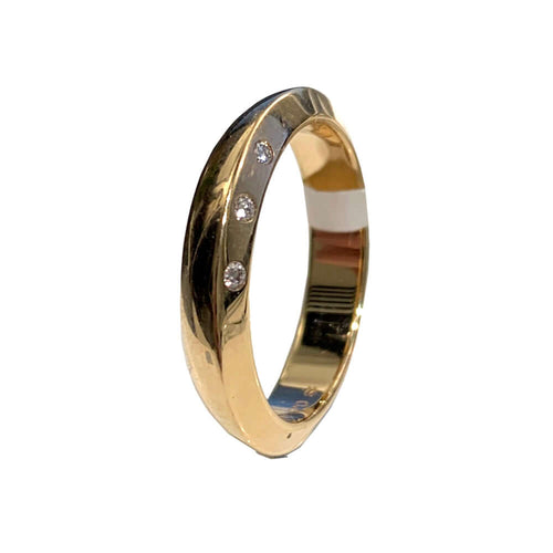 Timanttisormus 14k (0,045 ct)