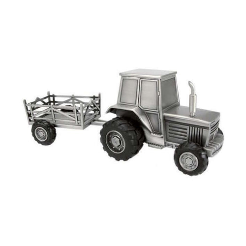 Pankki traktori peräkärryllä 078666