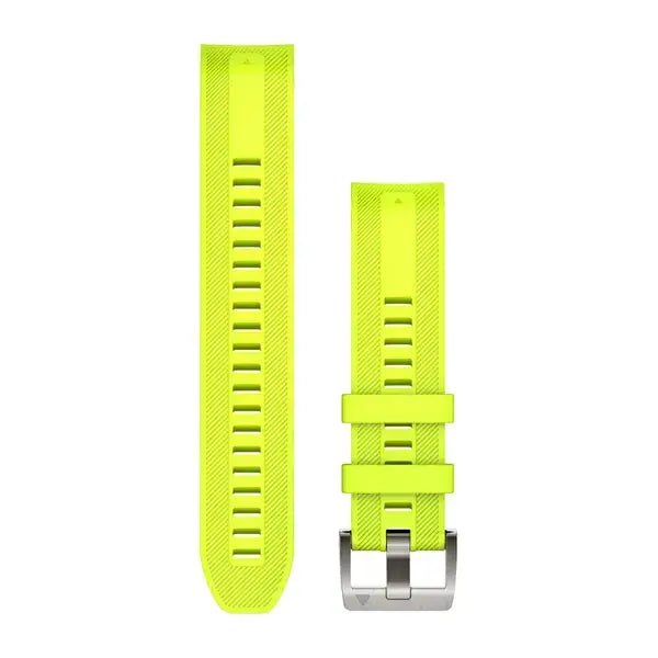 Garmin_Marq_quickfit_22mm_neonkeltainen_silikoniranneke
