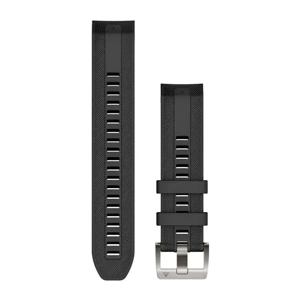 Garmin Marq Quickfit 22mm musta silikoniranneke