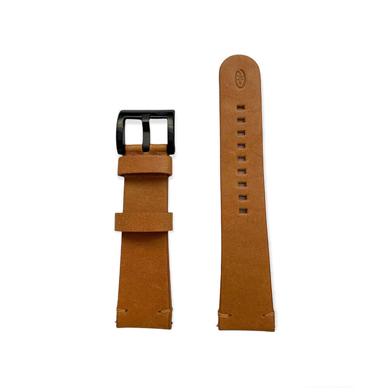 Rhein Fils Horween kellon Nahkaranneke 24mm