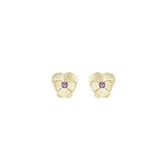 Tammi Jewellery Viola Ametisti kultakorvakorut G8276A