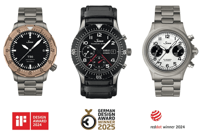 Arvostetut suunnittelupalkinnot Sinn Spezialuhren GmbH:lle