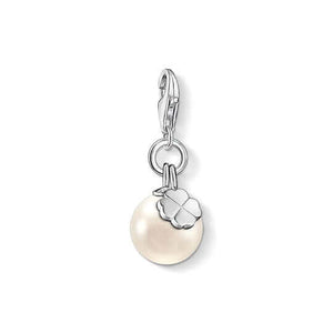 Thomas Sabo Charm Pendant Pearl With Cloverleaf 1461-082-14