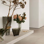 Orrefors Reed maljakko moss green