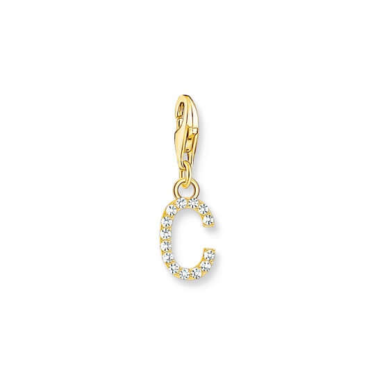 Thomas Sabo Charm kirjain C hela kulta 1966-414-14