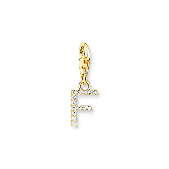 Thomas Sabo Charm kirjain F hela kulta 1969-414-14