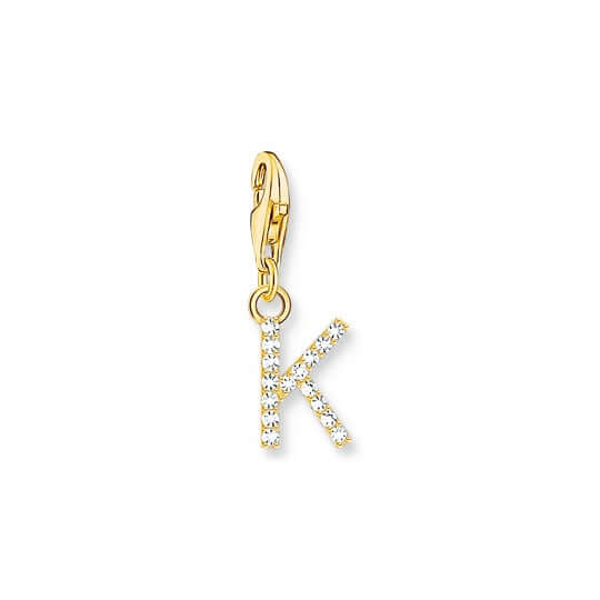 Thomas Sabo Charm club kirjain K hela kulta 1974-414-14