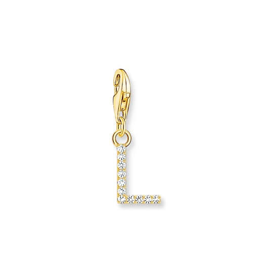 Thomas Sabo Charm kirjain L hela kulta 1975-414-14
