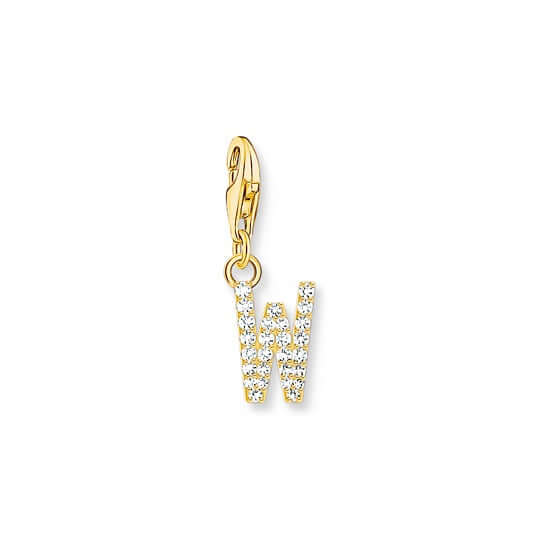 Thomas Sabo Charm kirjain W hela kulta 1986-414-14