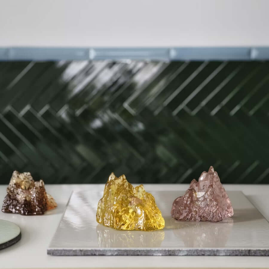 Kosta Boda The Rock Votive Pinkki 7062326