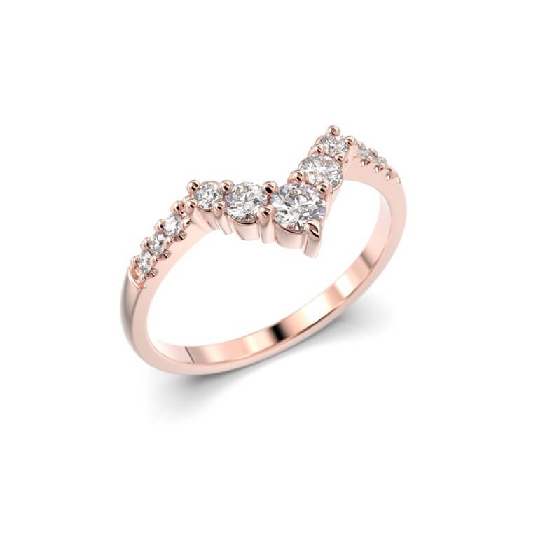 Festive Juliette Side timanttisormus 676-021