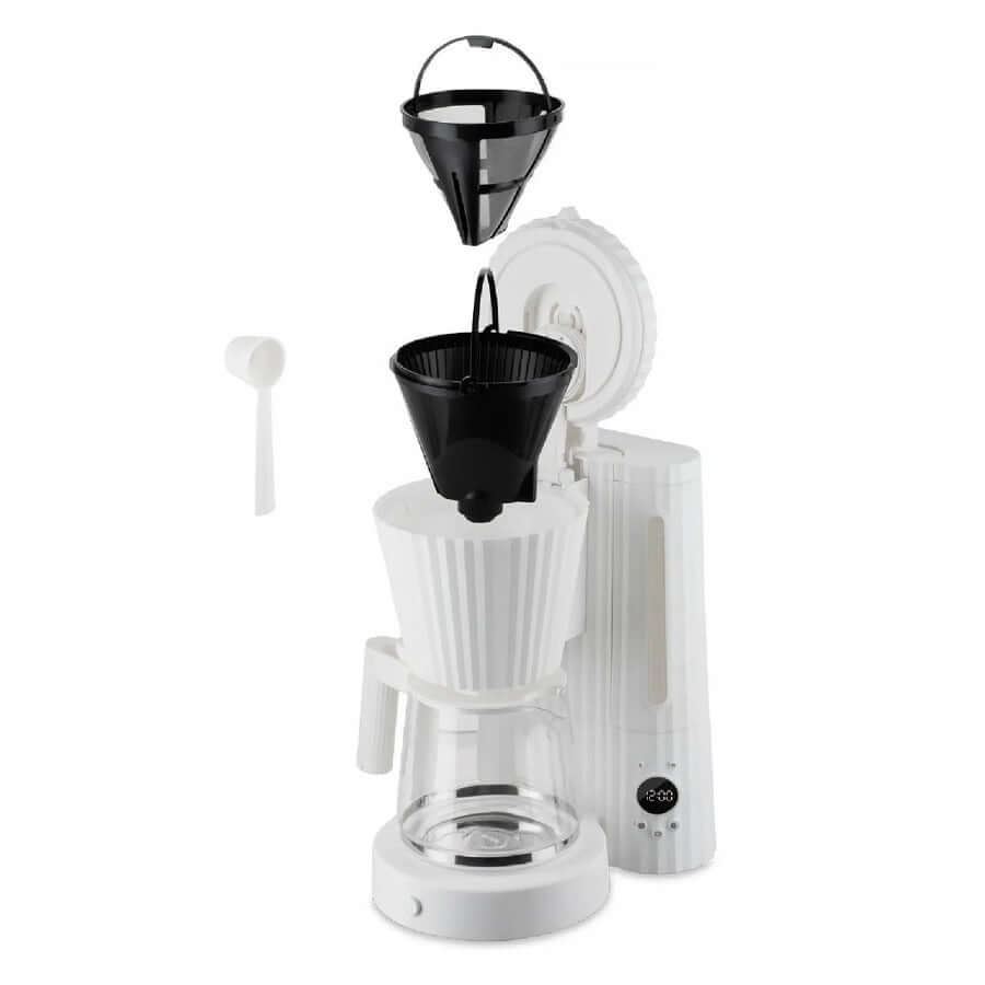 ALESSI PLISSÉ kahvinkeitin valkoinen MDL14 W