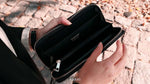 Aarni Clutch black Nahkalompakko