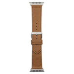 Aarni Hirvennahkainen Apple Watch ranneke konjakki