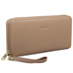 Aarni Hirvennahkainen Clutch Lompakko Hiekka