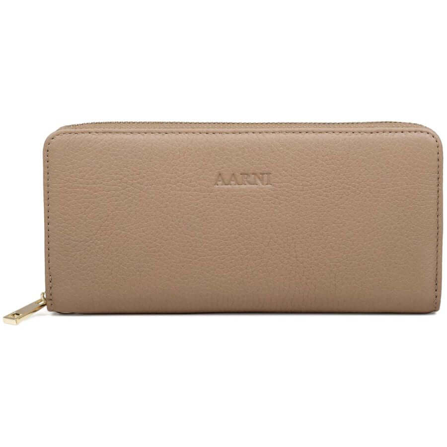 Aarni Hirvennahkainen Clutch Lompakko Hiekka