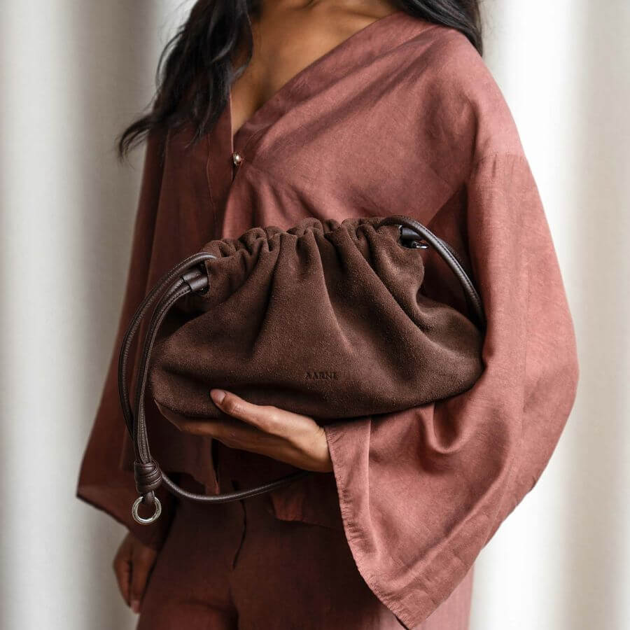 Aarni Linne Hirvennahkainen Clutch-laukku