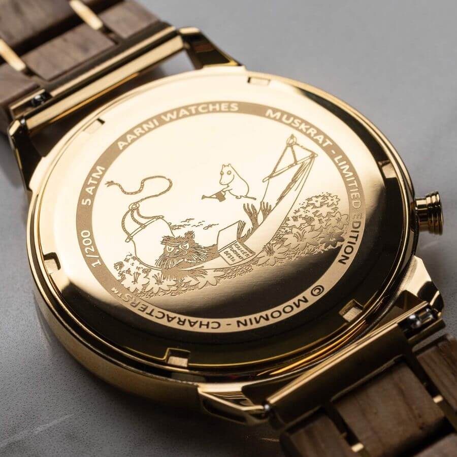 Aarni x Moomin Piisamirotta Limited Edition Rannekello