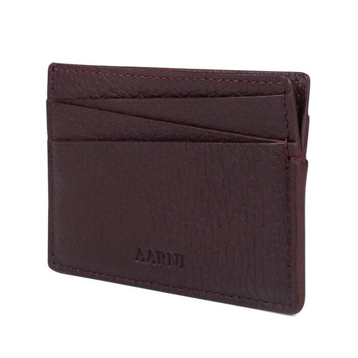 aarni burgundy korttikotelo