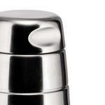 Alessi Cocktail Shaker L870-50, tyylikkään ja laadukkaan drinkkisekoittimen yksityiskohta.