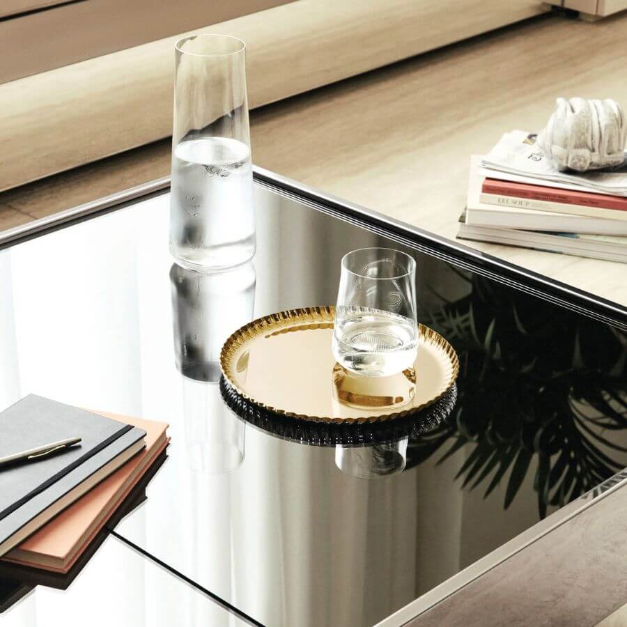 Alessi Pleats Gold Round Tarjotin JK02-GD