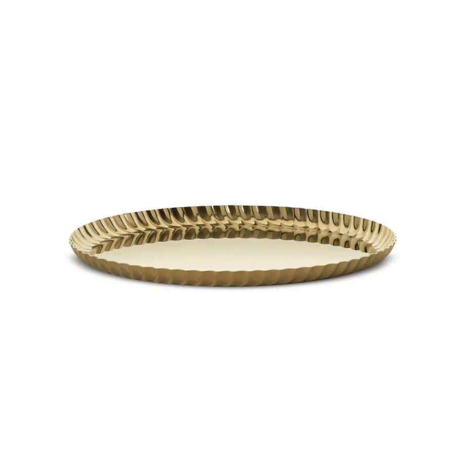 Alessi Pleats Gold Round Tarjotin JK02-GD