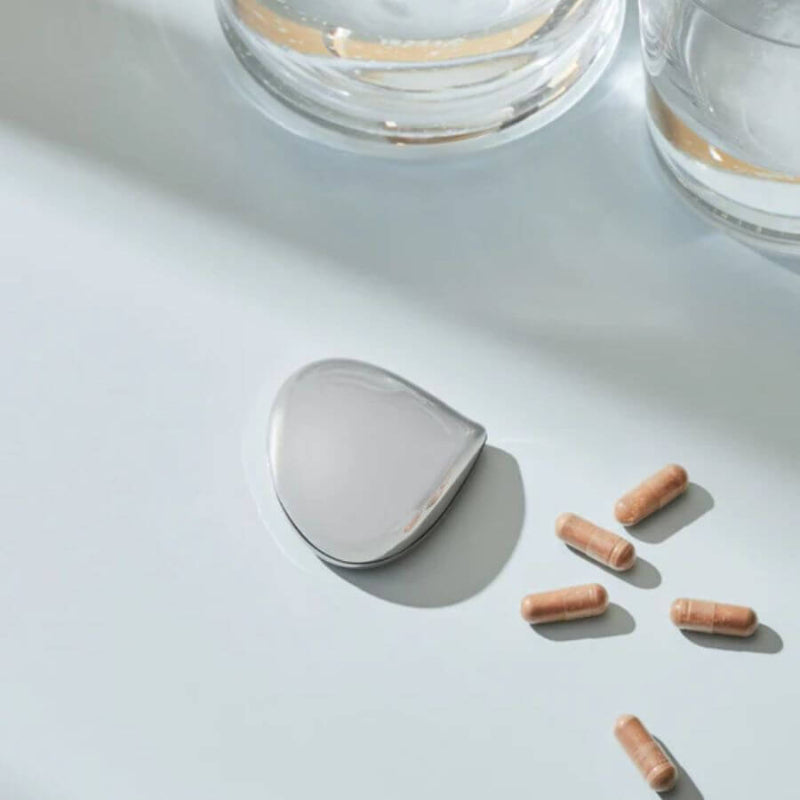 Alessi Pill box Chestnut pillerirasia CHB01