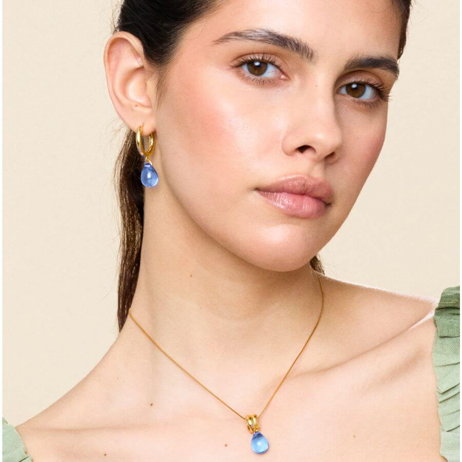 Annele Sugar Drop Blue Korvakorut ANX5050E