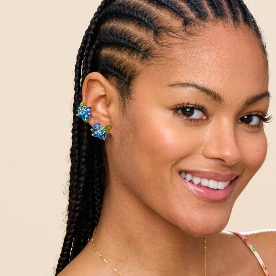Annele Blueberry Romance Earcuff ANX8001B