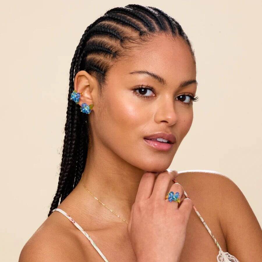 Annele Blueberry Romance Earcuff ANX8001B
