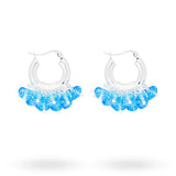 Annele Mini Aquamarine Korvakorut Hopea ANX5086AS