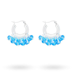 Annele Mini Aquamarine Korvakorut Hopea ANX5086AS