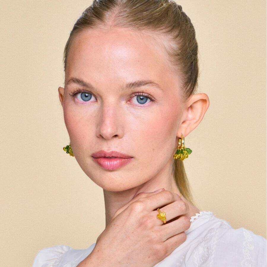 Annele Mini Lemon Fields Forever Korvakorut ANX5076A