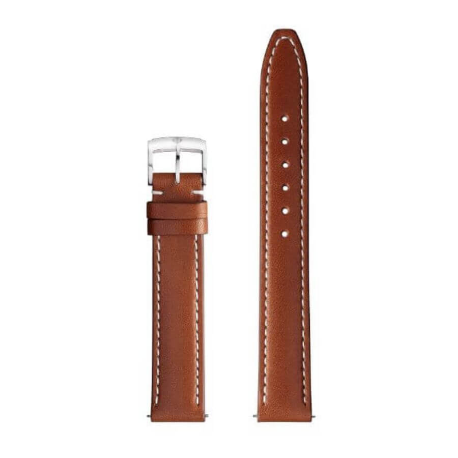 Baume & Mercier vaaleanruskea nahkaranneke (15mm) MXE0B5FW