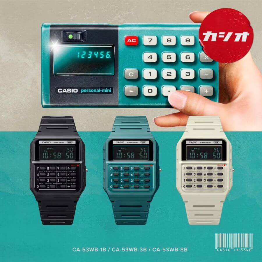 Casio Vintage Pop Retro CA-53WB-1B