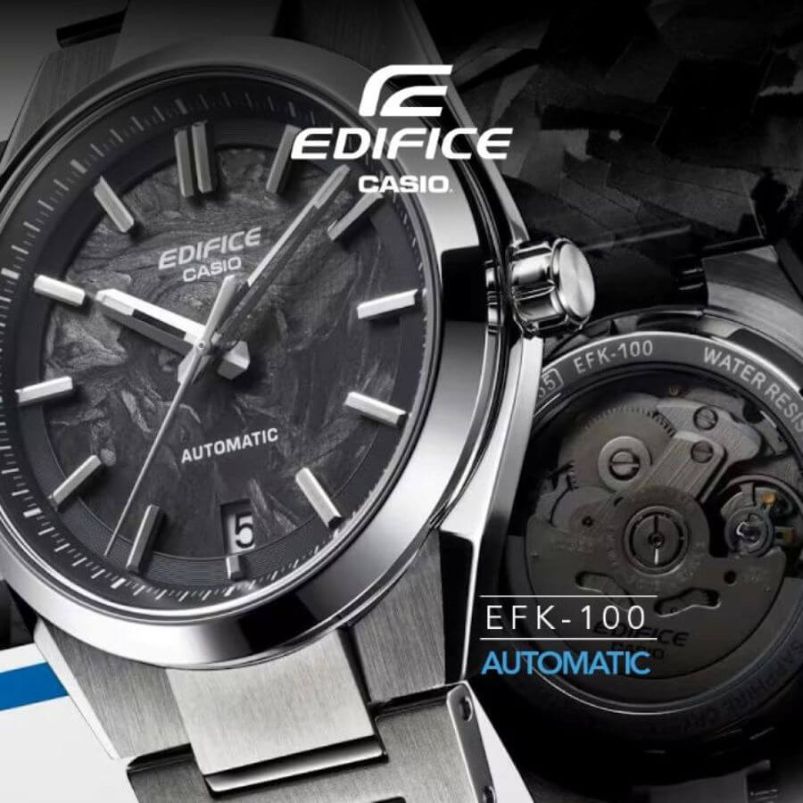 Casio Edifice Automatic Rannekello EFK-100CD-1AER