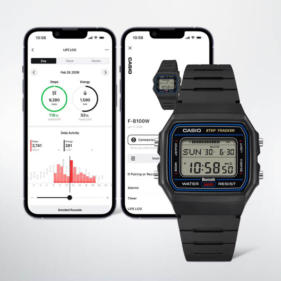 Casio Collection Rannekello F-B100W-1AEF