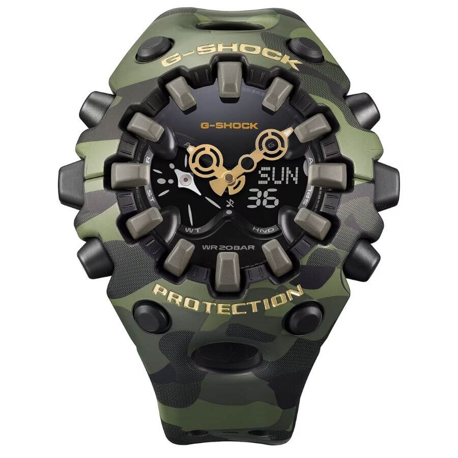 Casio G-Shock Bold Camo Rannekello GA-V01CMG-3A