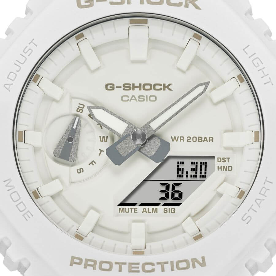 Casio G-Shock Tone on Tone White GA-2100-7A7ER