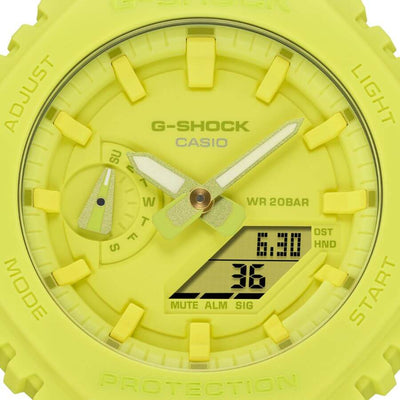 Casio G-Shock Tone on Tone Yellow GA-2100-9A9ER