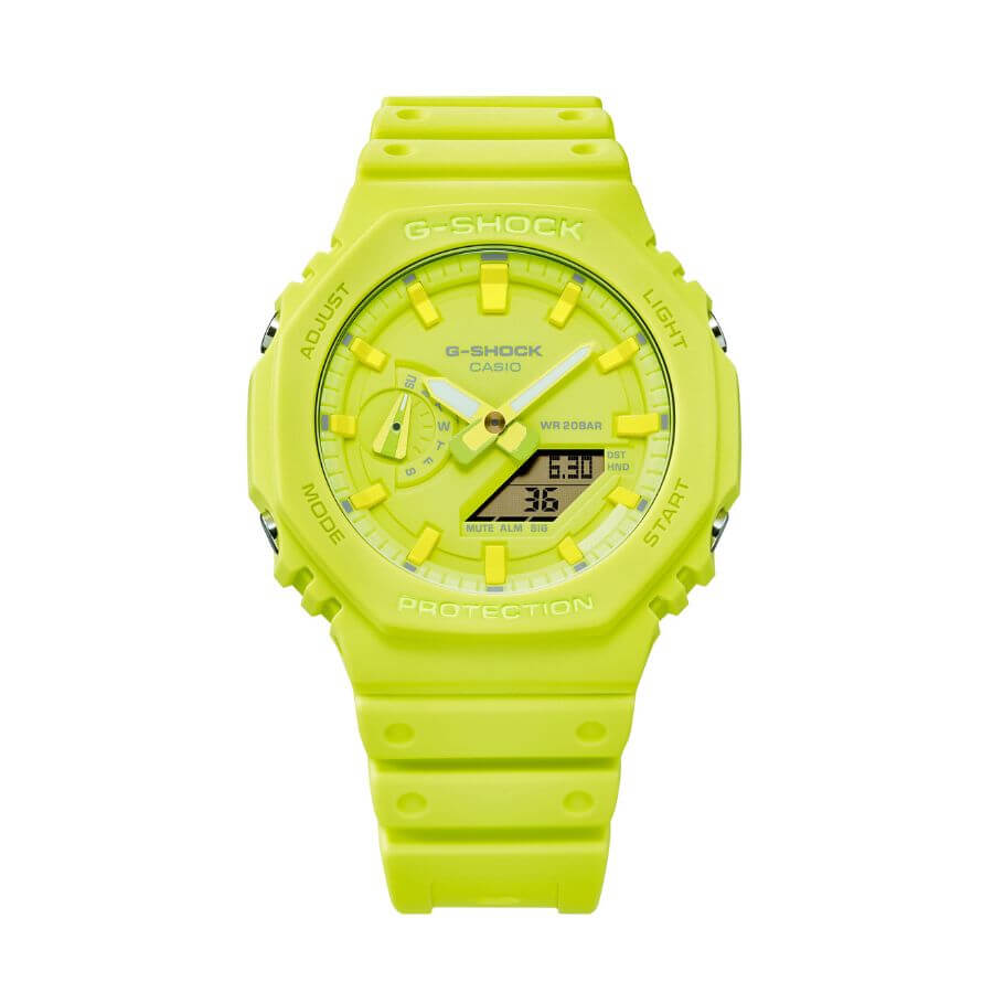 Casio G-Shock Tone on Tone Yellow GA-2100-9A9ER