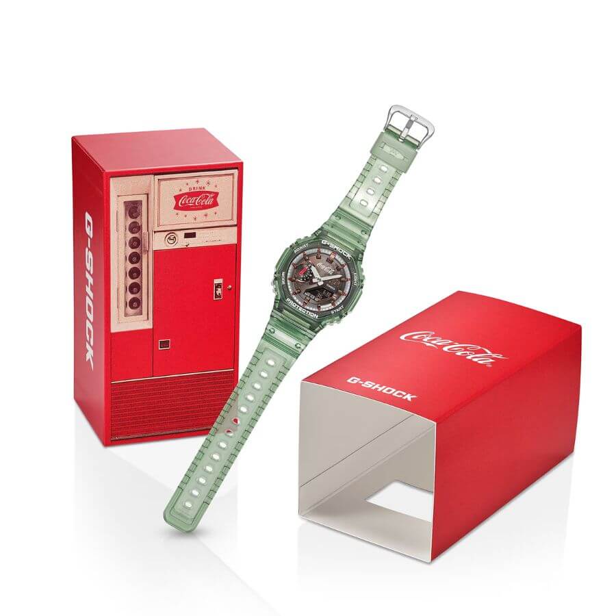 Casio G-Shock Coca-Cola Rannekello GA-2100CC-3A