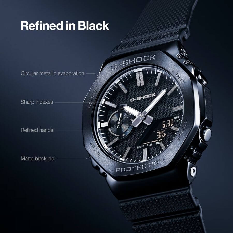 Casio G-Shock G-Steel Luxe Black GM-2100LXB-1A