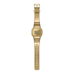 Casio G-Steel GM-5600YMG-9ER kullan värinen rannekello, digitaalinen näyttö ja silikoniranneke.