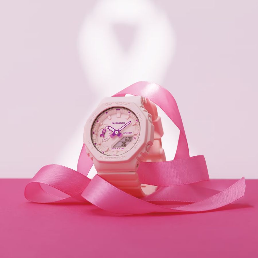 Casio G-Shock Roosa Nauha Rannekello GMA-S2100PR-4A