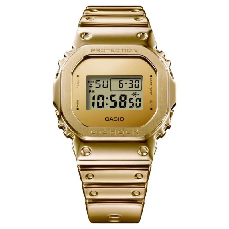 Casio G-Steel GM-5600YMG-9ER kullanvärinen digitaalinen rannekello, G-Shock suojaavalla rakenteella.