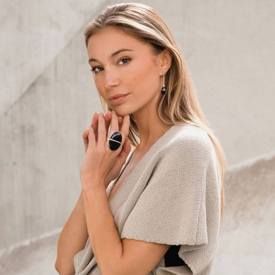 Efva Attling Slick & Black Korvakorut 12-100-02437